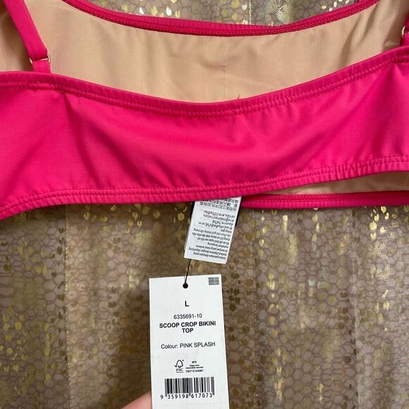 Bleu Rod Beattie Cotton On Pink Purple Ombre Tassel Bikini Set Large/12 NWT - Picture 4 of 8